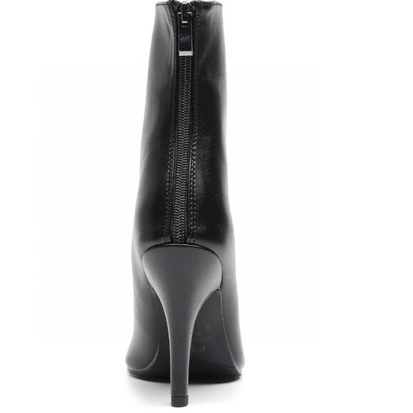Burju Oliviya - Black, Rubber Sole Open Toe Cut Out Bootie - Size: 6 US - Picture 6 of 9